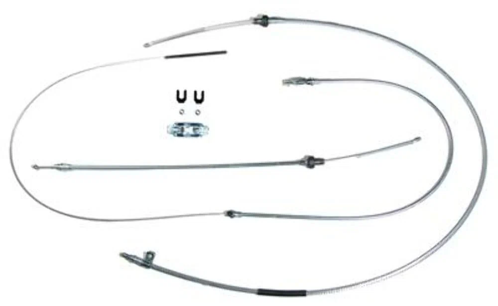 Fits 70 Dodge Challenger 3 piece Parking Brake Cable Kit-BCE04
